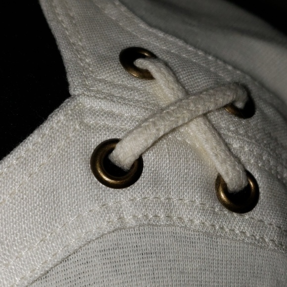 Cream 3/4 sleeve light ralph laurel laced shoulder - Picture 2 of 4